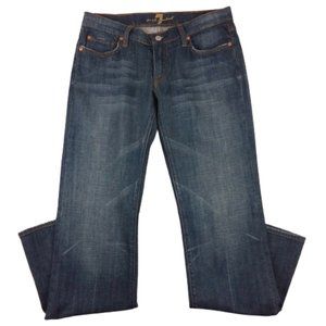 7 For All Mankind Bootcut Jeans Med. Wash Blue USA